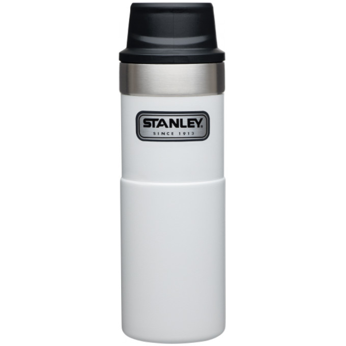 Термокружка Stanley Classic Trigger Action 0,47 л, белая
